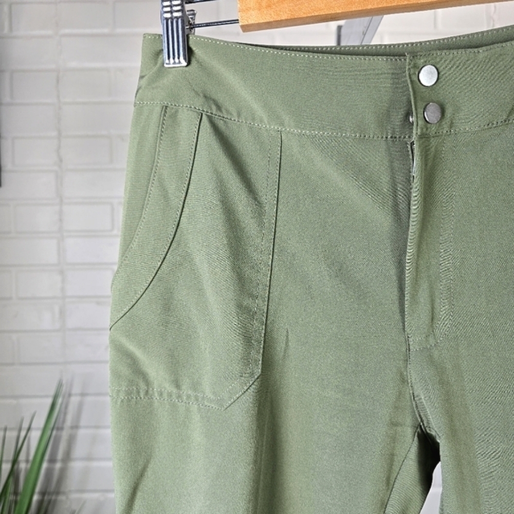 CL🚨 Sunday Green Jogger Pants Size 2 Ruched Hem - Picture 12 of 13